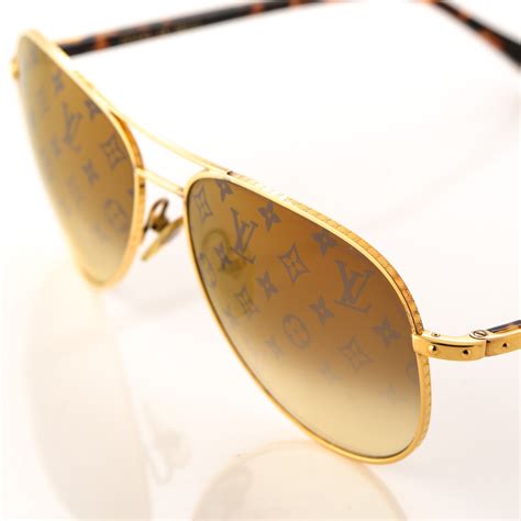 louis vuitton sunglasses mens gold|louis vuitton designer sunglasses men.